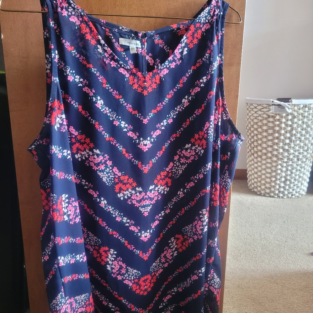 Maurices Floral Flowy Tank